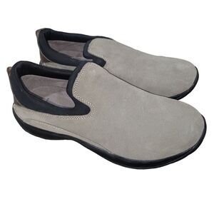 Lands' End Women's suede slip on loafer shoes size 10 10B